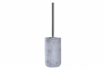 TOILET BRUSH W/GREY ONYX HOLDER