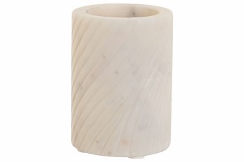 WHITE MARBLE TUMBLER