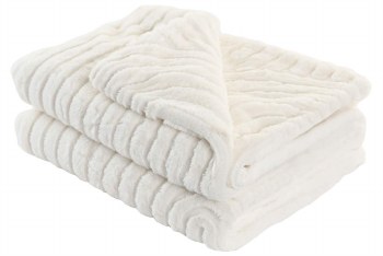 CREAM THROW W/ LINES