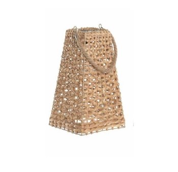 WOVEN NATURAL LANTERN-SMALL