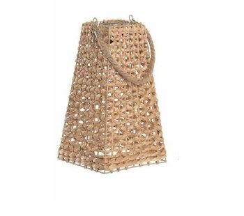 WOVEN NATURAL LANTERN-MEDIUM