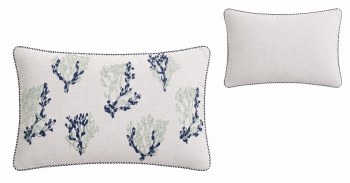 CORAL CUSHION LUMBAR- BLUE