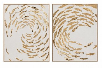 GOLD FISH WALL ART