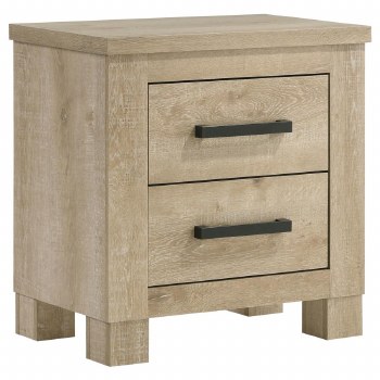 OAKGLEN 2-DRAWER NIGHTSTAND