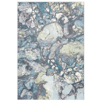 ABERDINE AREA RUG-BLUE/WHITE-5' 2" X 7' 6"