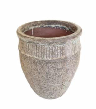 BUDAPESTE GLAZED PLANTER-LARGE