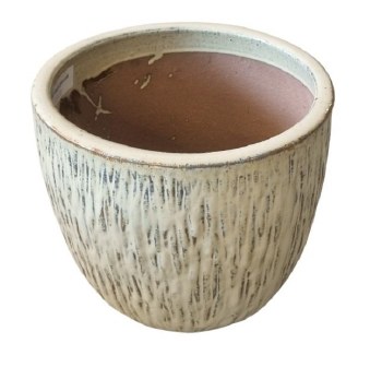 NATURAL TEXTURED PLANTER-LARGE