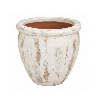 WHITE WASHED PLANTER-SMALL