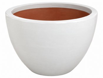 EGG WHITE PLANTER-LARGE