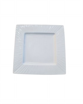 MIKASA WHITE SQUARE DESSERT PLATE