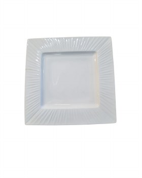 MIKASA WHITE SQUARE SALAD PLATE