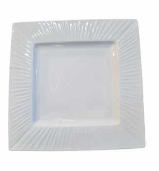 MIKASA WHITE SQUARE CHARGER PLATE