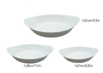 OVAL BAKING DISH-SET OF