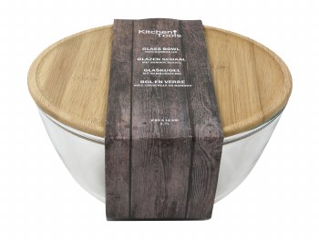 DISH W/BAMBOO LID