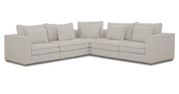 BOMBAY  BEIGE 5 PIECE SECTIONAL