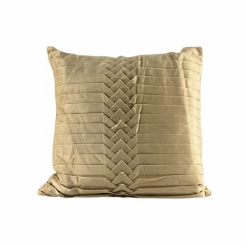 GOLD PLEAT CUSHION
