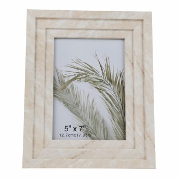 BEIGE PICTURE FRAME- 5" X 7"