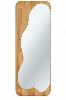 IRREGULAR WOOD MIRROR
