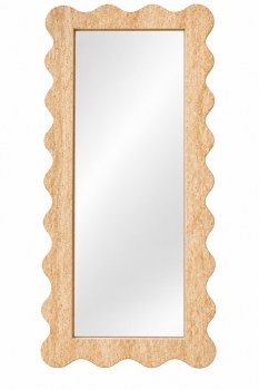 MIRROR W//SCALLOPED EDGE