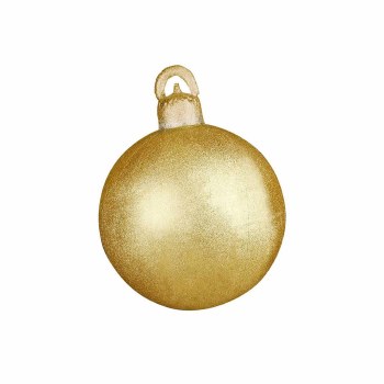 INFLATABLE SHINY GOLD ORNAMENT