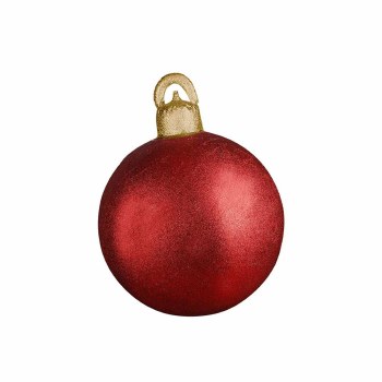 INFLATABLE SHINY RED ORNAMENT