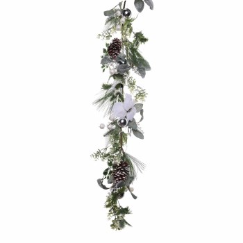 GARLNAD W/POINSETTIA & BERY