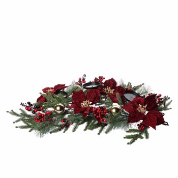 BRIDGE RED CANDLE HOLDER