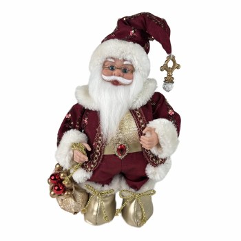 SANTA MUSICAL FIGURINE