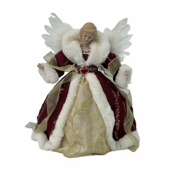 ANGEL FIGURINE W/FEATHER WINGS
