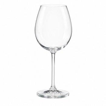 RED WINE BOWL GLASS S/6