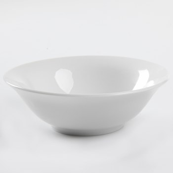 NOBLE COURT CEREAL BOWL -WHITE