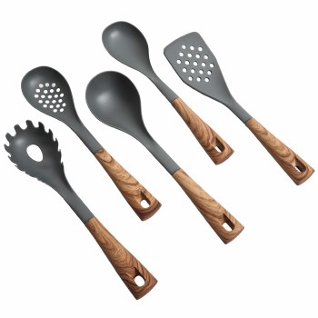 KITCHEN TOOL SET-GREY-5 PIECE