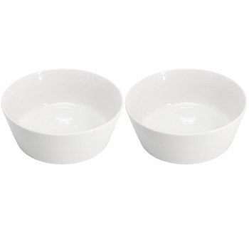 WHITE BOWL-SET OF 2