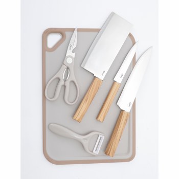 HUNTINFIELD KNIFE SET W/BOARD