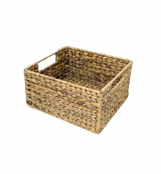 WATERN HYACINTH STORAGE BASKET-MEDIUM