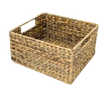 WATER HYACINTH STORAGE BASKET-LARGE