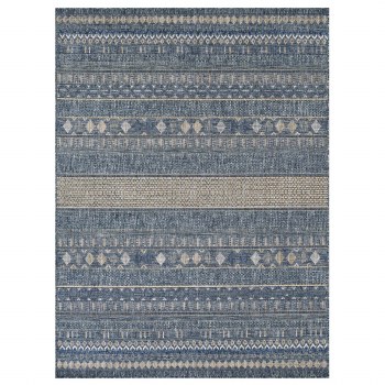 KNOTS DENIM AREA RUG- 8' x 10'