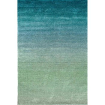 OMBRE AQUA AREA RUG-7FT X 9FT