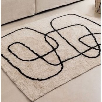 SOFT MOON AREA RUG-5FT X 7FT