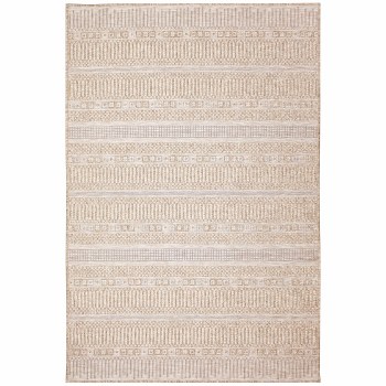 NATUAL STRIPE AREA RUG-6'6"x 9'4"