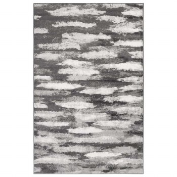 VISTA AREA RUG-GREY- 5FT X 7FT