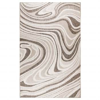 WAVES AREA RUG-NEUTRAL-4FT X7FT