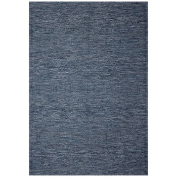 WROUGHT IRON NAVY AREA RUG-5FT X 7FT