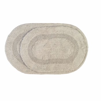 AVERY WHITE BATHMAT-SET OF 2