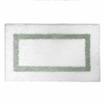 BATHMAT BORDER-SAGE