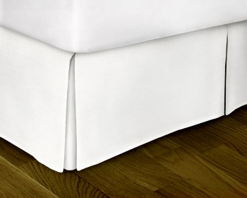 IVORY BED SKIRT-KING