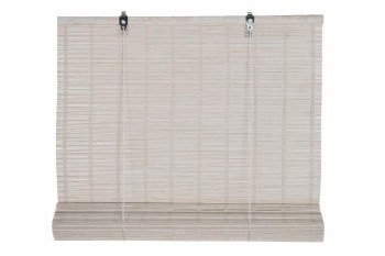 WHITE BAMBOO ROLL BLIND-2 FTX 6FT