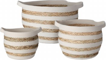 COTTON/LEAF BASKET MD
