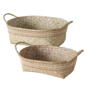 JAMAL ROUND BASKET-LRG