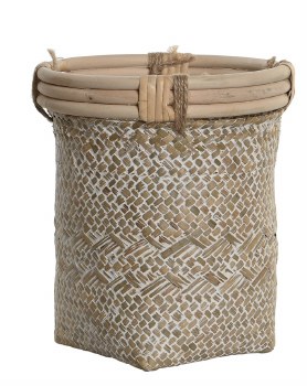 RATTAN BASKET-NATURAL-LARGE